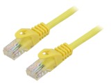 Cablul de rețea U/UTP 5e 10m CCA PVC galben 26AWG