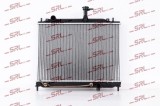Radiator Kia Rio 05-11, motor: 1.5 Crdi, 528x370x26, SRLine, Aluminiu/ Plastic brazat, 253101G350