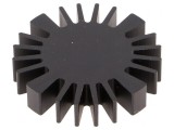 Radiator LED Negru 50mm x 10mm 2,3K/W