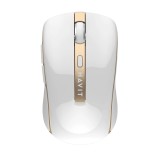 Havit - Wireless Mouse (MS951GT) - 2.4GHz, 1000/1200/1600 DPI, AA Battery - White / Golden