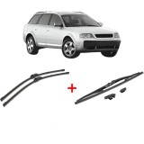 Cumpara ieftin Set 3 stergatoare AUDI ALLROAD C5 (4BH) 2000 - 2005, parbriz si luneta, Valeo Silencio