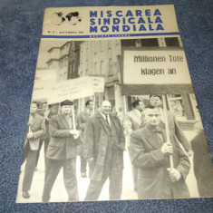 REVISTA MISCAREA SINDICALA MONDIALA NR 9 1963