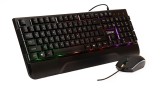 KIT gaming SPACER USB INVICTUS, tastatura RGB rainbow + mouse optic 7 culori, black, &quot;SPGK-INVICTUS&quot; (timbru verde 0.8 lei)