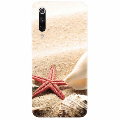 Husa silicon pentru Xiaomi Mi 9, Beach Shells And Starfish foto