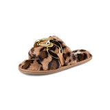 Papuci pufoE i dama cu model lant , confortabili E i eleganti