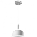 PENDUL TAVAN SOCLU E14 - ALB, V-TAC