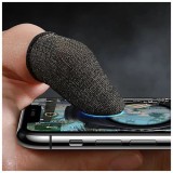 Set 2 Manusi Gaming, Borofone, Nylon Fibră Supraconductoare pentru Deget - Negru