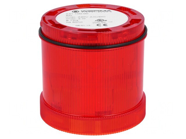 Semnalizator Luminos Roșu BA15D 12-240V