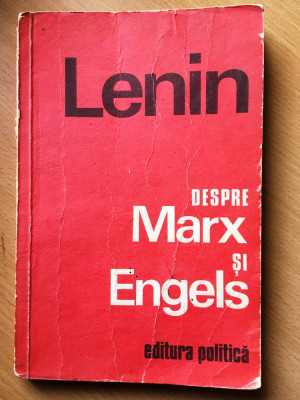 Lenin despre Marx si Engels-V.I.Lenin foto