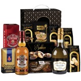 Cumpara ieftin Cos Cadou de Craciun, 10 produse + Cutie Cadou, 2085 gr, Noble Taste
