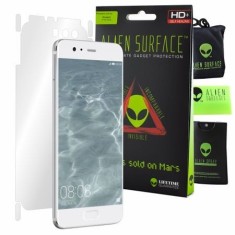 FOLIE ALIEN SURFACE HD, HUAWEI P10, SPATE, LATERALE + ALIEN FIBER CADOU