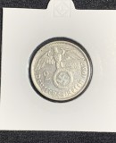 Moneda 2 reichsmark 1937 F argint