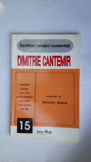 SCRIITORI ROMANI COMENTATI DIMITRIE CANTEMIR COMENTAT SILVESTRU BOATCA foto