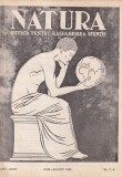 Natura. Revista pentru raspandirea stiintei, anul XXXIV, nr. 7-8, iulie-august