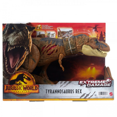 Jurassic world extreme damage dinozaur tyrannosaurus rex foto