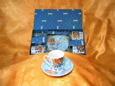 Set portelan ceai cafea Fragonard Paris, colectie, cadou, vintage foto