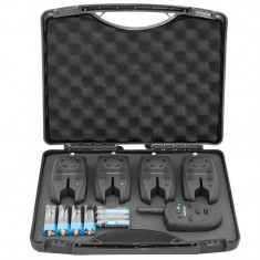 Set avertizoare wireless Baracuda HX-4000A + receptor, 4 bucati, negru