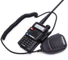 Statie Radio Walkie Talkie Baofeng UV-5R 8 W cu MICROFON exterior foto