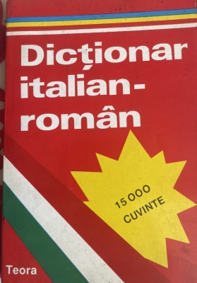 Dictionar italian-roman foto