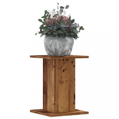 vidaXL Suporturi de plante 2 buc. lemn vechi 30x30x40cm lemn prelucrat foto
