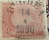 Timbre Interbelica TMB1SE Sverige 10 ore 1890
