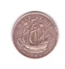 Moneda Anglia 1/2 / half penny 1941, stare foarte buna, curata, Europa, Bronz