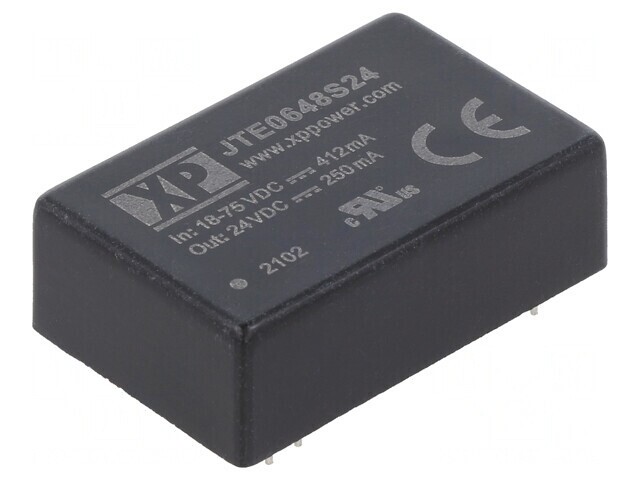 Convertor DC/DC 6W 18-75V la 24V 250mA DIP24 JTE0648S24