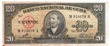 Cuba 20 Pesos 1960 P-94 Seria 024676