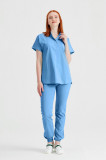 Costum Medical Bleu Unisex Poplin 160g Activity - L