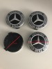 Capace Janta Mercedes Negre 75mm/70mm - Set 4 Bucati