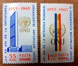 TIMBRE ROMANIA MNH LP600/1965 -O.N.U. -Serie simplă, Nestampilat