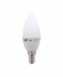 Bec LED tip lumanare E14 6W 230V lumina calda Basic Well