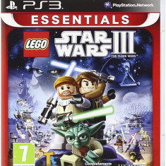 PS3 LEGO Star Wars III The Clone Wars ESSENTIALS disc aproape nou (PS3)