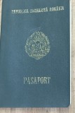ACTE (5) Pasaport vechi romanesc din perioada comunista Republica Socialista Romania RSR, coperta verde stema Republicii de colectie