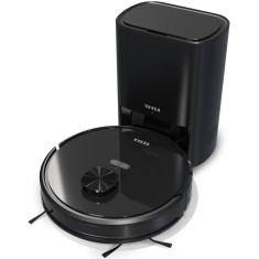 Aspirator inteligent Tesla TSL-VC-AI300PLUS, Lidar cu Laser+SLAM AI300 Plus, 3000Pa,3200mAh, autonomie 5h, filtru HEPA H12, control APP, negru
