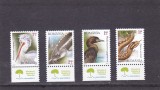 ROMANIA 2010 LP 1868 e FAUNA DUNAREANA OCROTITA SERIE CU TABS MNH, Nestampilat