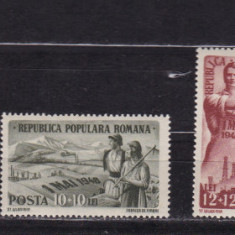 ROMANIA 1948 LP 233 - 1 MAI - ZIUA MUNCII SERIE MNH