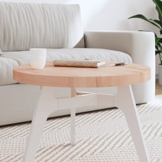 vidaXL Blat de masă rotund, &Oslash;60x4 cm, lemn masiv de fag 355923
