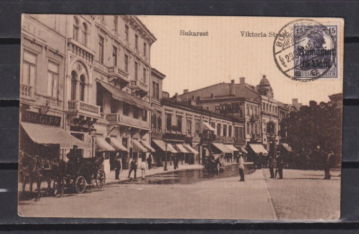 BUCURESTI 1918 CIRCULATA STARE F. BUNA