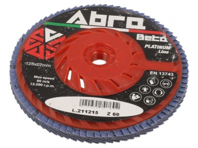 Disc de şlefuit ventilat 125mm 22.23mm foto