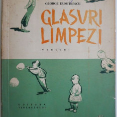 Glasuri limpezi (Versuri) – George Dumitrescu (coperta putin uzata)