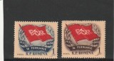 ROMANIA1958 LP 450 A 25-a ANIVERSARE A CEFERISTILOR FEBRUARIE 1933 SERIE NESTAMPILATA