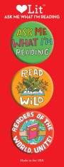 Set 3 insigne - Ask Me What I'm Reading | Smith Gibbs