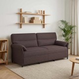 vidaXL Canapea 100% poliester, cadru din metal, MDF, placaj 42033915