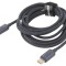 Cablu USB 2.0 Apple Lightning și USB C, 2m, negru, 20W