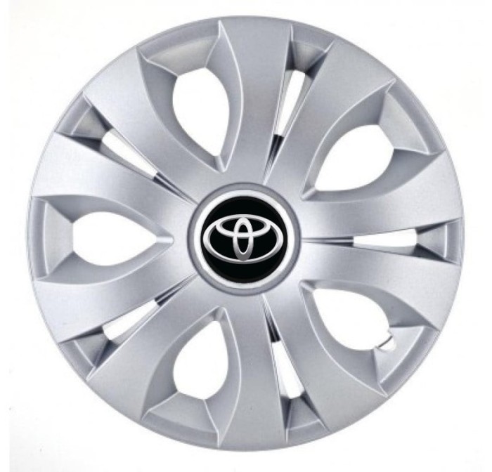 Set 4 Capace Roti, potrivite jantelor de R14, Compatibil Cu Toyota, model top crom