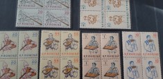 Romania 1961-LP 526-Instrumente muzicale,bl.4.