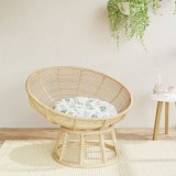 vidaXL Pernă rotundă, model frunze, &Oslash; 60 x 11 cm, țesătură Oxford 361958