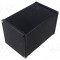 Carcasă aluminiu negru HAMMOND 1455 cu panou ABS 160x104,5x104,5 mm