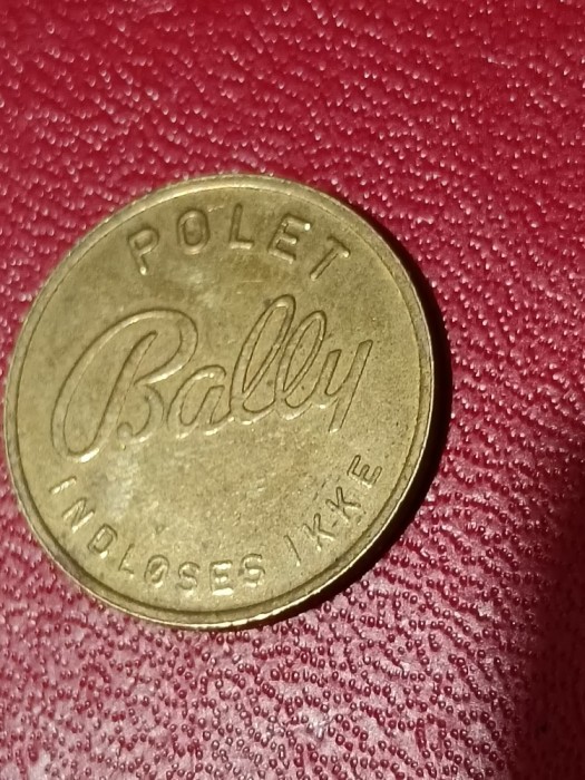 Jeton Polet Bally, stare UNC [poze]